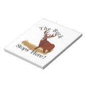 De Buck houdt hier op! Notitieblok (Gedraaid)