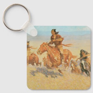 De Buffalo Runners, Big Horn Bassin van Remington Sleutelhanger