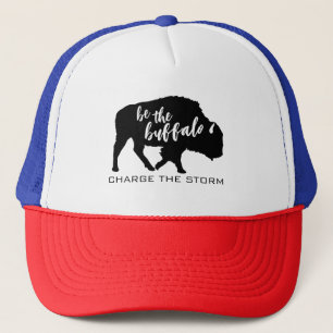 De Buffalo Silhouette Laad het Storm op Trucker Pet