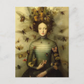 De Bug Lady Creepy Briefkaart (Voorkant)