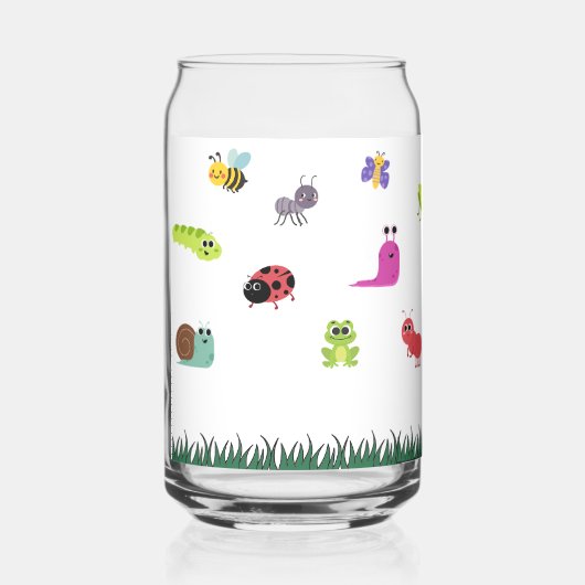 de bugcollectie blikvorm glas (Voorkant)