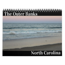 De buitenbanken in North Carolina Caledar Kalender