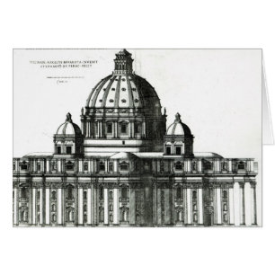 De buitenkant van de Sint-Peter Basilica in Rome