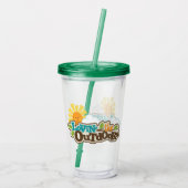 De buitenlucht verlaten acryl drinkbeker (Achterkant)