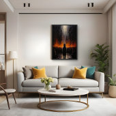 De buitenstaander: Abstracte kunst Poster