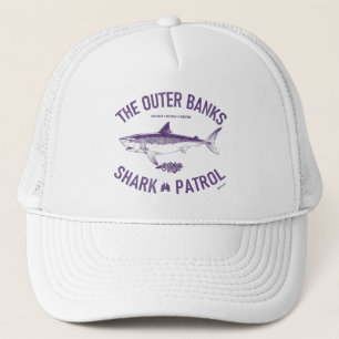 De buitenste banken delen patrouilleobx Paarse Vin Trucker Pet