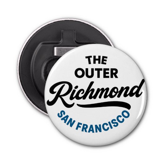 De buitenste Richmond Button Flesopener (Voorkant)