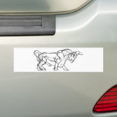 DE BULL BUMPERSTICKER (Op auto)
