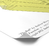 De bull - Programmatische uitdrukking Poster (Hoek)