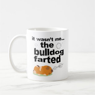 De Bulldog Fared Funny Dog Lover Coffee Mok Dog