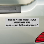"De" Bumpersticker Bewaren bij Zazzle (Op auto)