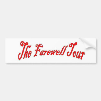 De Bumpersticker Farewell Tour