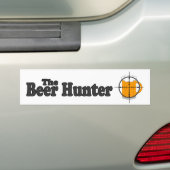 De Bumpersticker van de Bierjager (Op auto)
