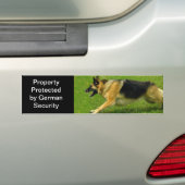 De Bumpersticker van de Duitse herder (Op auto)