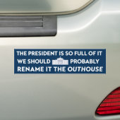 De Bumpersticker van het buitenhuis (Op auto)