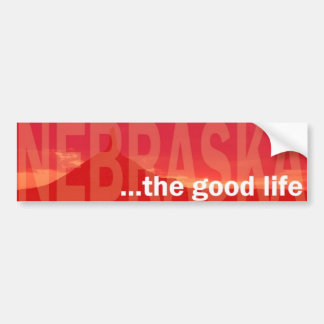 ...de Bumpersticker van het goede leven