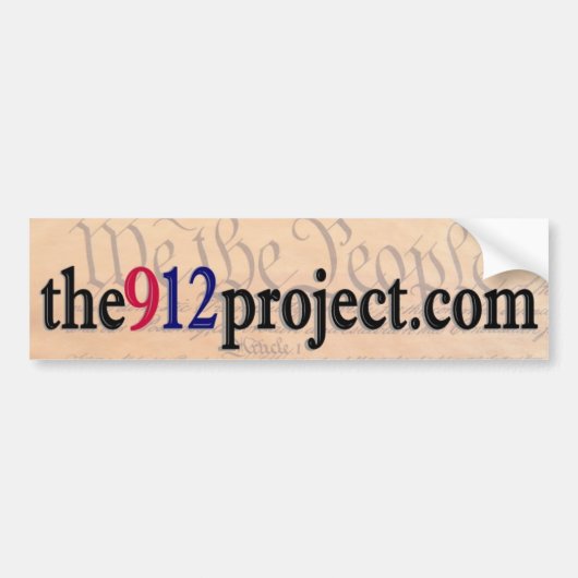 de bumpersticker van het project 912project.com (Voorkant)