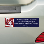 De Bumpersticker van het project 9-12 (Op auto)