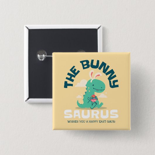 De Bunny Saurus Button (Voorkant /achterkant)