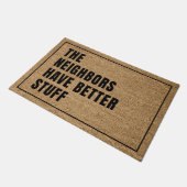 De buren hebben beter werk deurmat (Schuin)