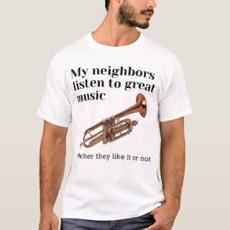 De buren luisteren naar goede muziek t-shirt