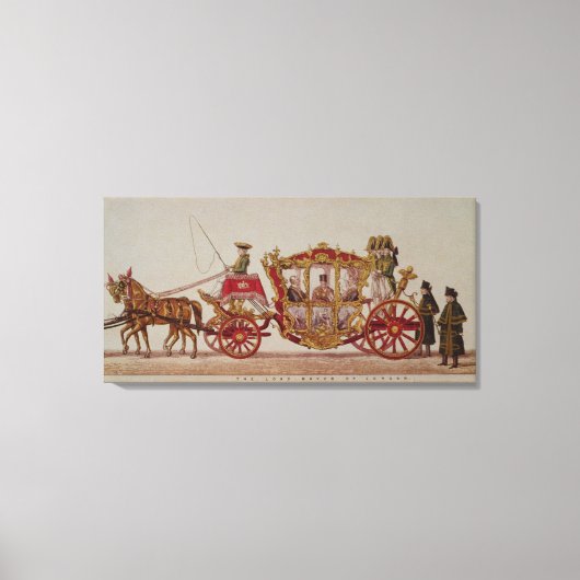 De burgemeester van Londen, 1853 Canvas Afdruk (Voorkant)