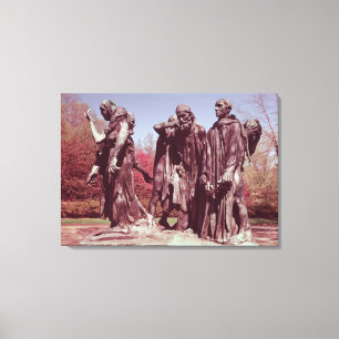 De Burghers van Calais Canvas Afdruk