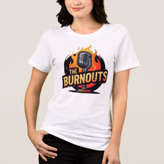 "De Burnouts" Tri-Blend Shirt (Voorkant)