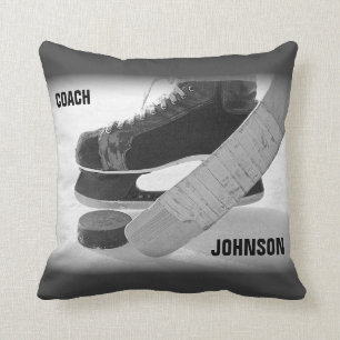 De Bus van het ijshockey dankt u Kussen