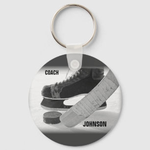 De Bus van het ijshockey dankt u Sleutelhanger