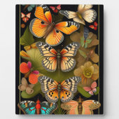 De Butterflies | Modern Haeckel Tabletop Fotoplaat (Voorkant)