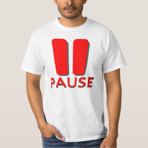 De Button Pauze T-shirt