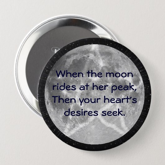 De Button van de heks (Voorkant /achterkant)