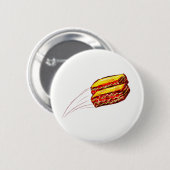 de Button van de Lasagna Flying Round (Voorkant /achterkant)