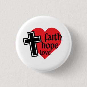 De Button van de Liefde van de Hoop van het geloof