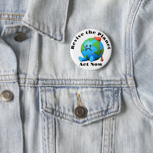 De Button van de planeet nieuw leven inblazen (In situ)