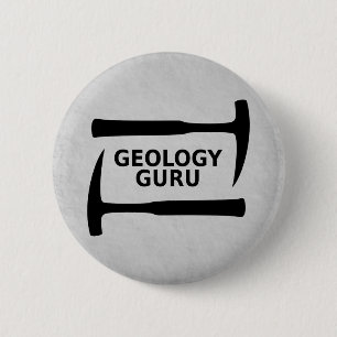 De Button van Guru van de geologie