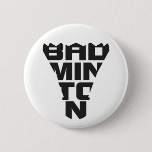 De Button van het badminton