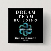 De Button van het Bedrijf van de Bouw van het Team (Voorkant)