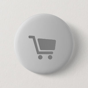 De Button van het boodschappenwagentje