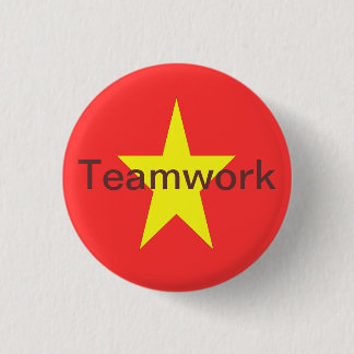 De Button van het groepswerk