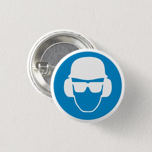 De Button van het Man voor de veiligheid (Voorkant /achterkant)