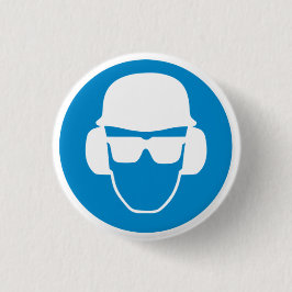 De Button van het Man voor de veiligheid