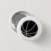 De Button van het Pictogram van het basketbal (Voorkant /achterkant)