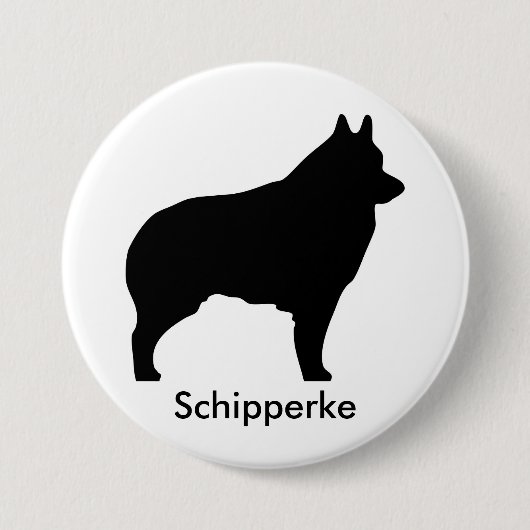 De Button van Schipperke (Voorkant)