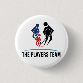 De Buttonnen van het Team van Spelers Ronde Button 3,2 Cm