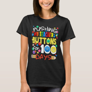 De Buttonnen van mijn leraar voor 100 Days Fun Sch T-shirt