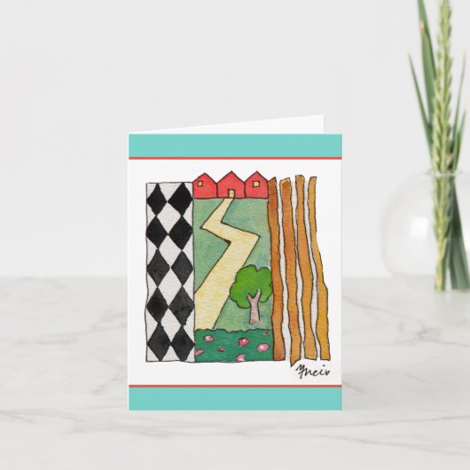 De buurt kaart (Voorkant)