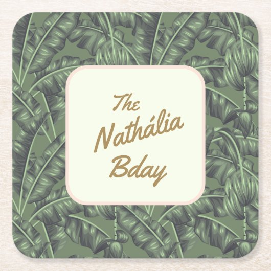 De Cabanas Vierkante Kartonnen Onderzetter (Voorkant)