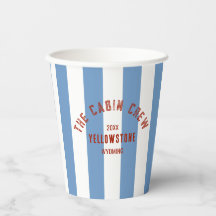 De Cabin Crew Custom Crest Blue Park Stripe
